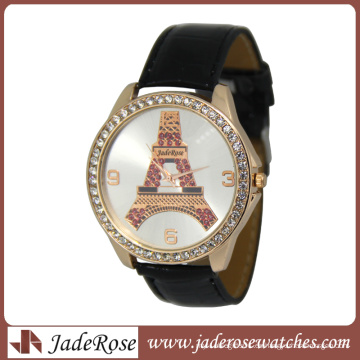 Reloj de pulsera de cuarzo de moda Torre Eiffel